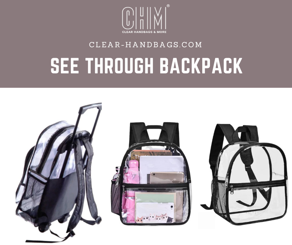 clear_handbags's tweet image. Clear Backpack Policy 
Clear backpacks are made of vinyl or PVC which is durable and easy to clean.
clear-handbags.com/pages/clear-ba… 
#clearplasticbackpack #clearbackpack #transparentbackpack #stadiumapprovedclearbackpack #pvcclearbackpack #vinylclearbackpack #seethroughbackpack