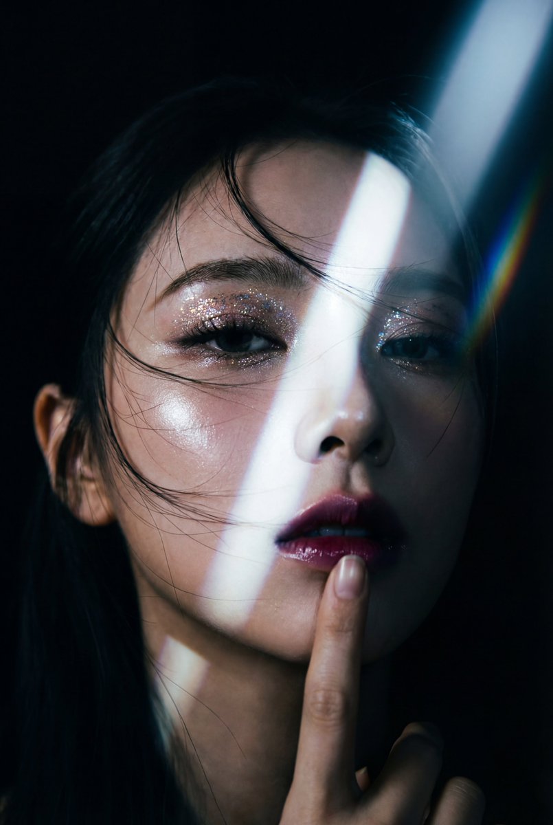 K-Pop Allure in Shadows and Light
