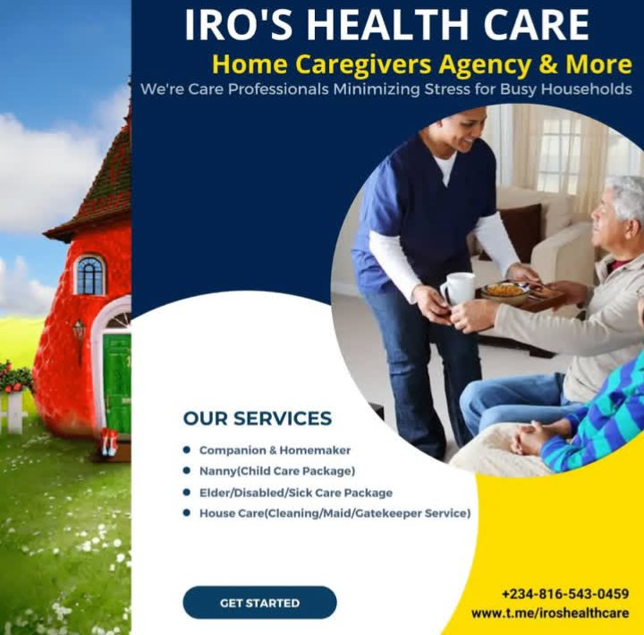 IrosHealthCare's tweet photo. Live-in Caregiver Jobs Available at Iro's Health Care, Home Caregiver Department: Contact 08165430459 if interested and click link to apply to the Agency: https://t.co/SMMxPPqlm3 or send this advertisement to someone who needs it. Thank you. https://t.co/cdgwmw06EM