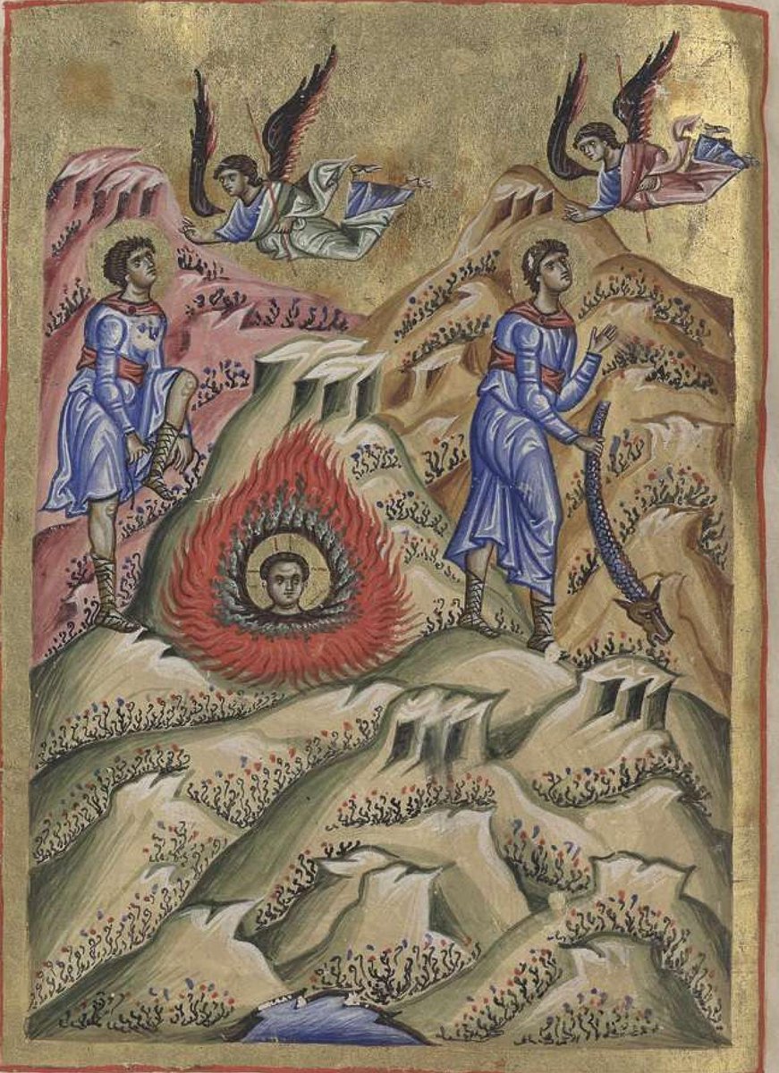 Typology only recovers a small portion of early Christian exegesis. Many contemporary attempts to see Jesus in the OT see only signs of Jesus fulfilled in the NT. This misses the direct interactions between Moses and Abraham with the preincarnate Son of God. This painting, for