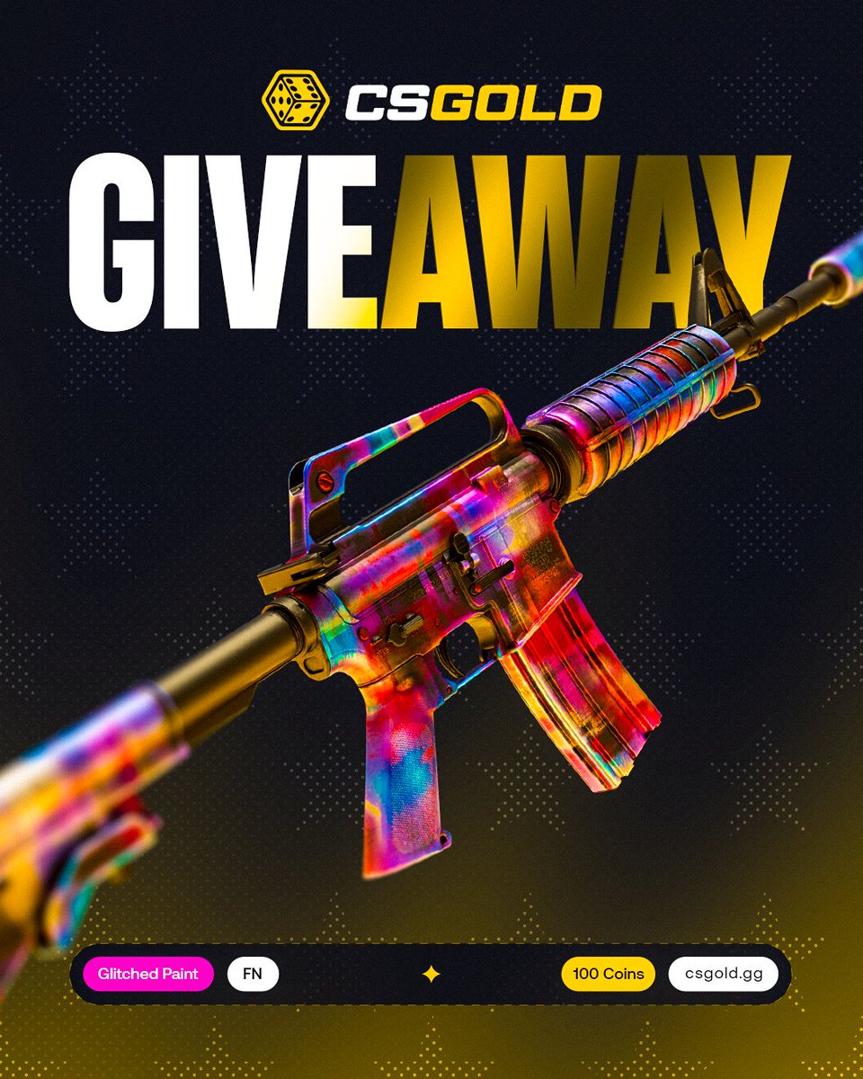 Anco_CS2's tweet image. 100 Coins Giveaway 🪙

✅ Follow me &amp;amp; @csgoldbet 
✅ RT &amp;amp; Like
✅ Tag 2 Friends

⏰ Rolling In 7 Days! Good luck!
