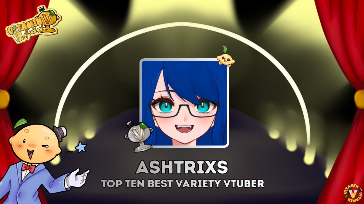 BigPapaLemonTTV's tweet image. ITS TIME TO ANNOUNCE THE TOP TEN FOR EACH CATEGORY! The Vitamin V - Vtuber Awards are so close~ The form will go live in a few hours!  

NEXT IS VARIETY VTUBER! Bare with me! Theres a lot to cover~ 🧵

- @LaystarVT 
- @Ashtrixs_