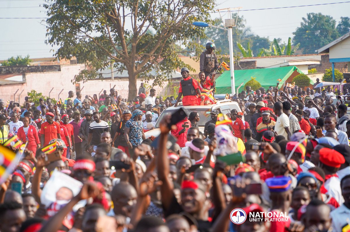 HEBobiwine's tweet photo. We held our final rally at Kaberamaido Primary School playground where we yet again rallied our people of Teso to be part of the protest vote. The masses are desperate for change and this is very evident from their response. Wherever we’ve been, Ugandans are eager for a new beginning! Eyalama Noi Kaberamaido!
#ANewUgandaNow
#ProtestVote2026 
#PeoplePowerOurPower