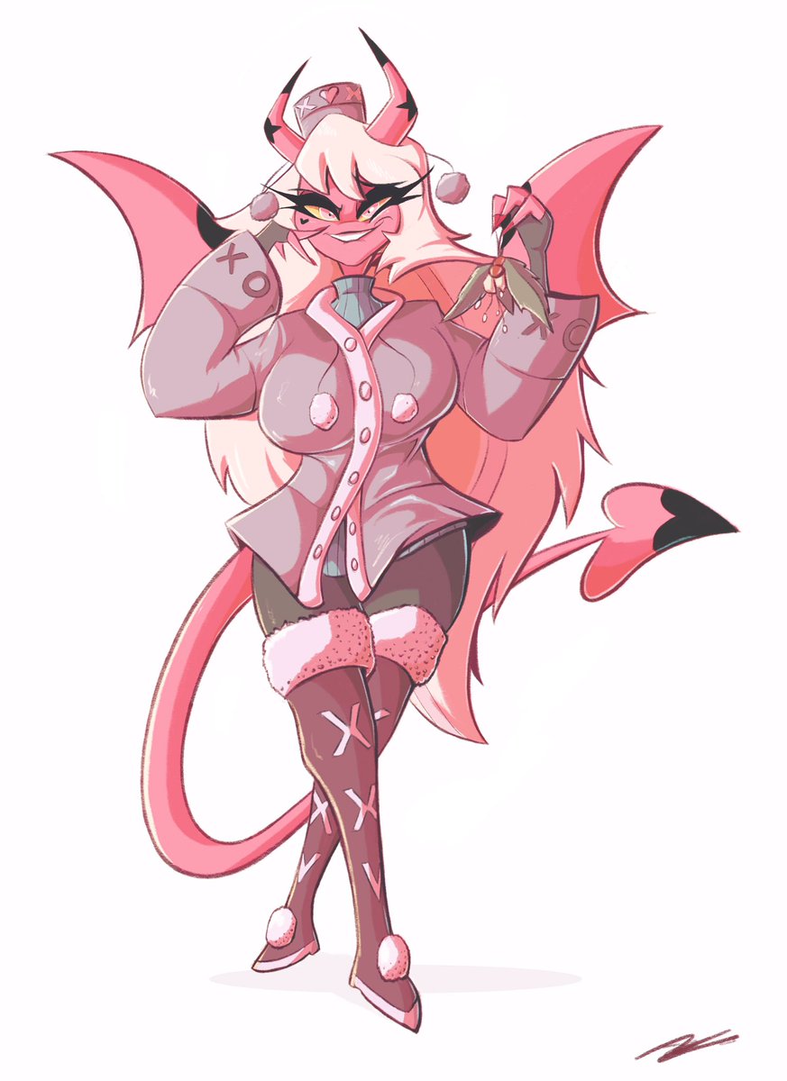 Festive Verosika Mayday.😈 

#HelluvaBoss #VerosikaMayday #Artwork #Sinsmas #HelluvaBossFanart