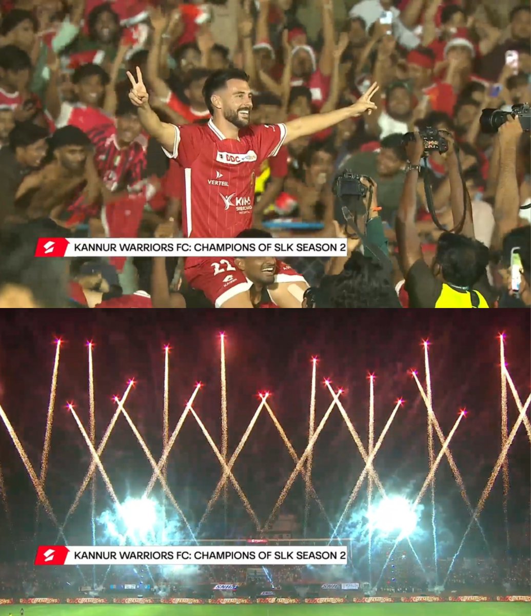 IFTWC's tweet photo. Kannur Warriors are the CHAMPIONS of Superleague Kerala! 🔥🇮🇳⚽️ https://t.co/OkyhULRhVy