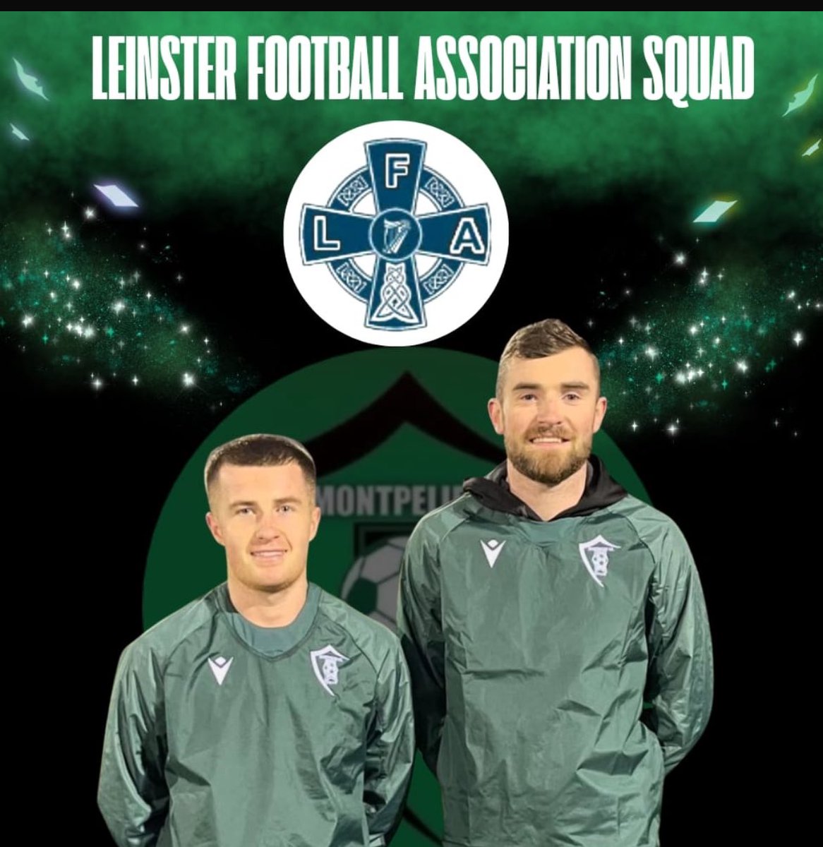MPFC20's tweet image. Best of luck to both Cian O’Brien &amp;amp; Aaron Brazil who represent the Leinster Football Association in a friendly this evening against ⁦@crumlinunited⁩ in Pearse Park 💚🖤