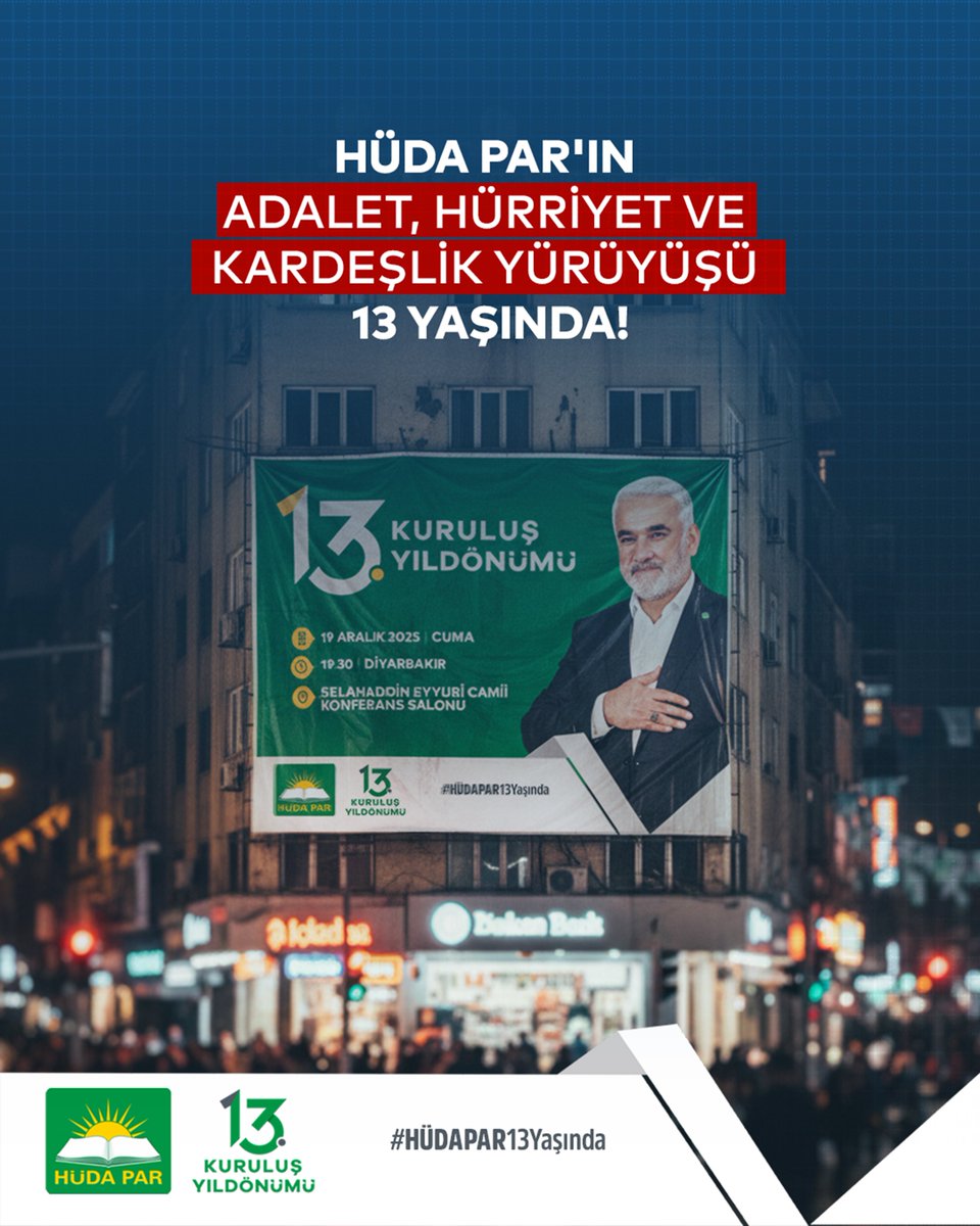 Nice yıllara...

#HÜDAPAR13Yaşında