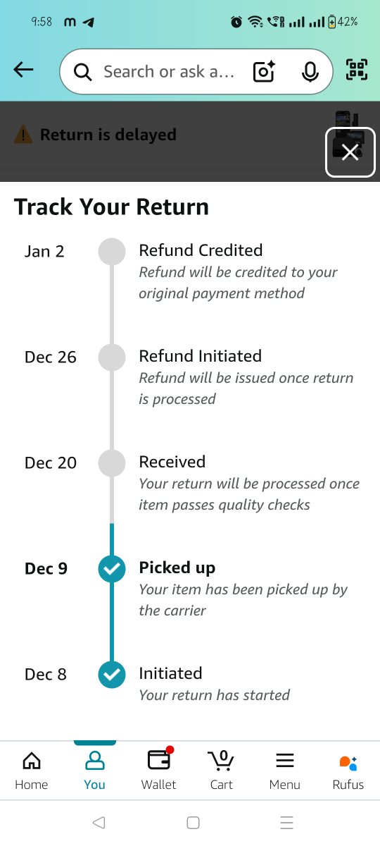 sansvenkat's tweet photo. @AmazonHelp The recived date is keep on extending. Why is this delay ? https://t.co/SOS7mY0b1v