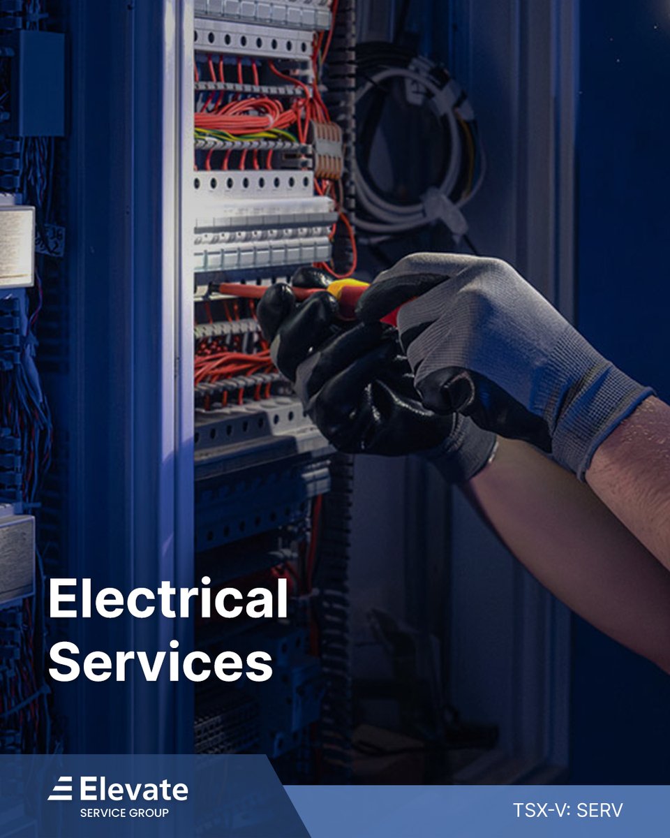 elevate_serv's tweet photo. From installations to repairs, Elevate Service Group delivers electrical services tailored to your facility’s needs.

For more details: https://t.co/EBZcKjGYYy

🇨🇦 #TSXV: $SERV.V https://t.co/L5DKEgKtTM