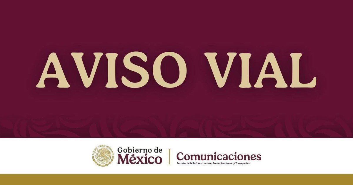#ATENCIÓN 

🚧 Aviso a las y los usuarios 🚧

🔇 Por causas de fuerza mayor, se suspenden las labores programadas, hasta nuevo aviso, en el Puente Calzadas II, ubicado en la Carretera Coatzacoalcos–Salina Cruz, tramo Minatitlán–Canticas–Coatzacoalcos, km 15+800.

✅ La