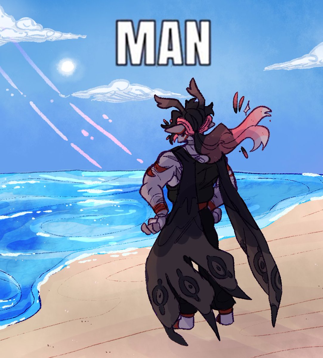 AloursFloor's tweet image. a redraw of a redraw of that stupid horse meme