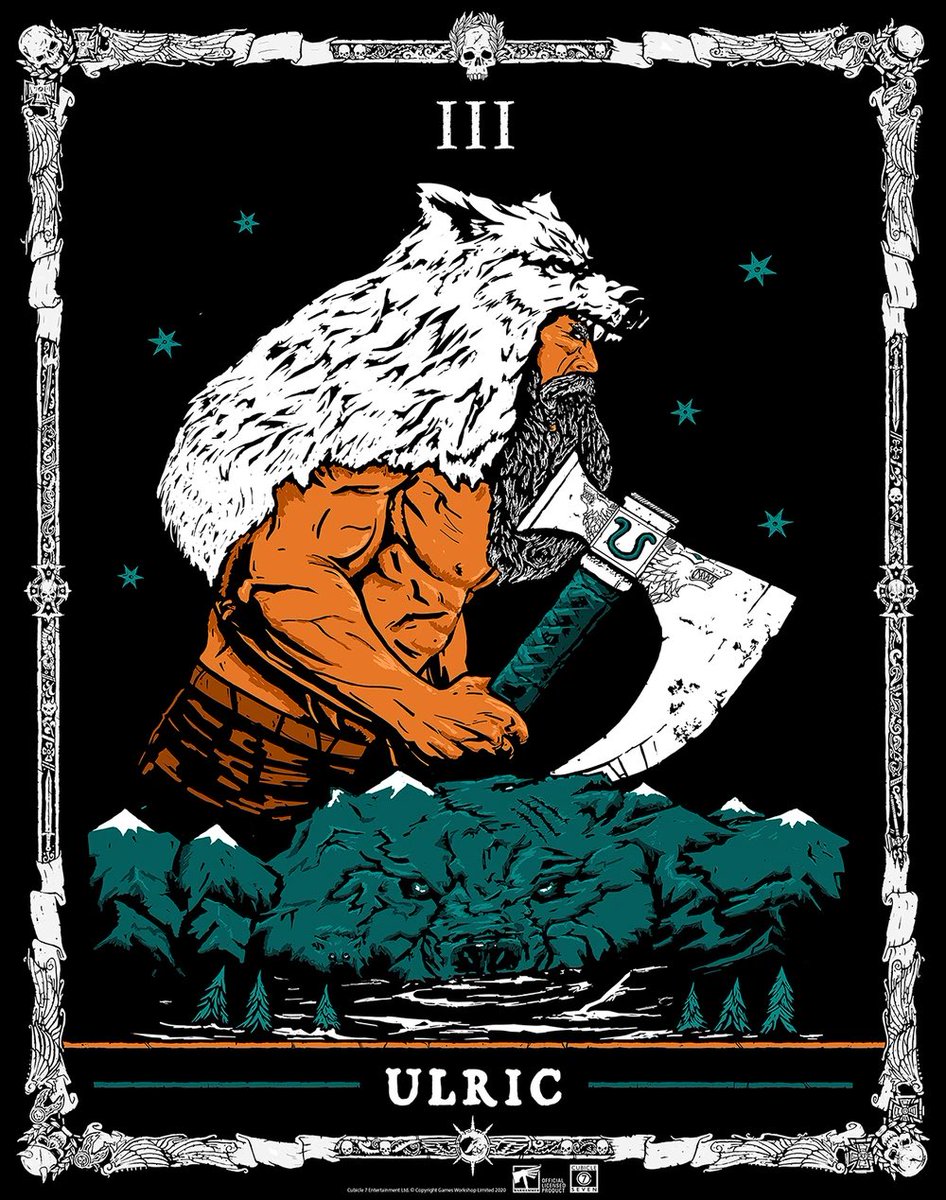 "Ulric is in the wild places, in the wind, in the storm, in the snow, in the howl of the wolf. You cannot find him in your cities or your temples of stone."
-Heikki Russ, Wanderer of Ulric 