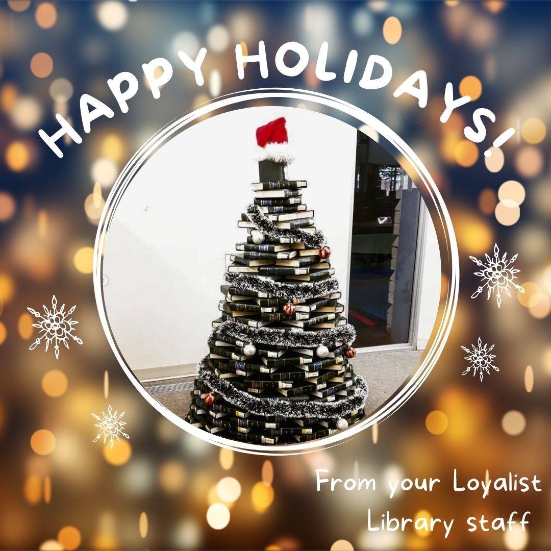 LoyalistLibrary's tweet image. And that’s a wrap on the fall semester and on 2025! To our students and colleagues, thank you for all of the smiles, the questions, the support, and the kindness this year. From all of us to all of you, have a wonderful winter break, and a fantastic start to 2026.