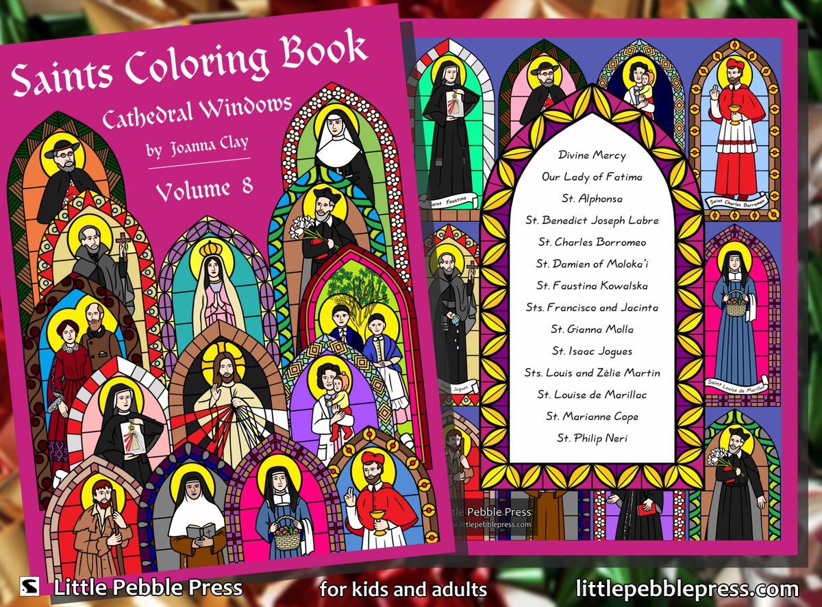 LitlPebblePress's tweet photo. Give the gift of inspiration!
Saints Coloring Book, Vol 8

USA https://t.co/kKClu1BYfm
CA https://t.co/2WlcmCJ37e
UK https://t.co/c7Bi3pZDLE

#coloringbook #christmasgifts #giftideas #Catholicgifts #DivineMercy #ChristmasShopping #booksforchristmas #stressreduction #arttherapy https://t.co/4ee1zUtPFV