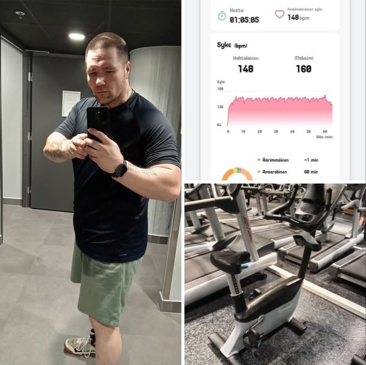 What a great way to emptying mind completely😊Sauna included and ridiculous aftersweating😄