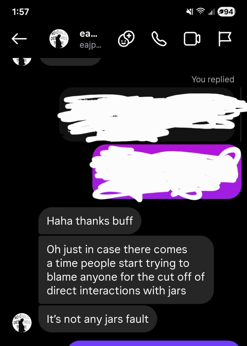 Posting this cause Jae asked me to do so if people started blaming other jars for his lack of interaction lately.