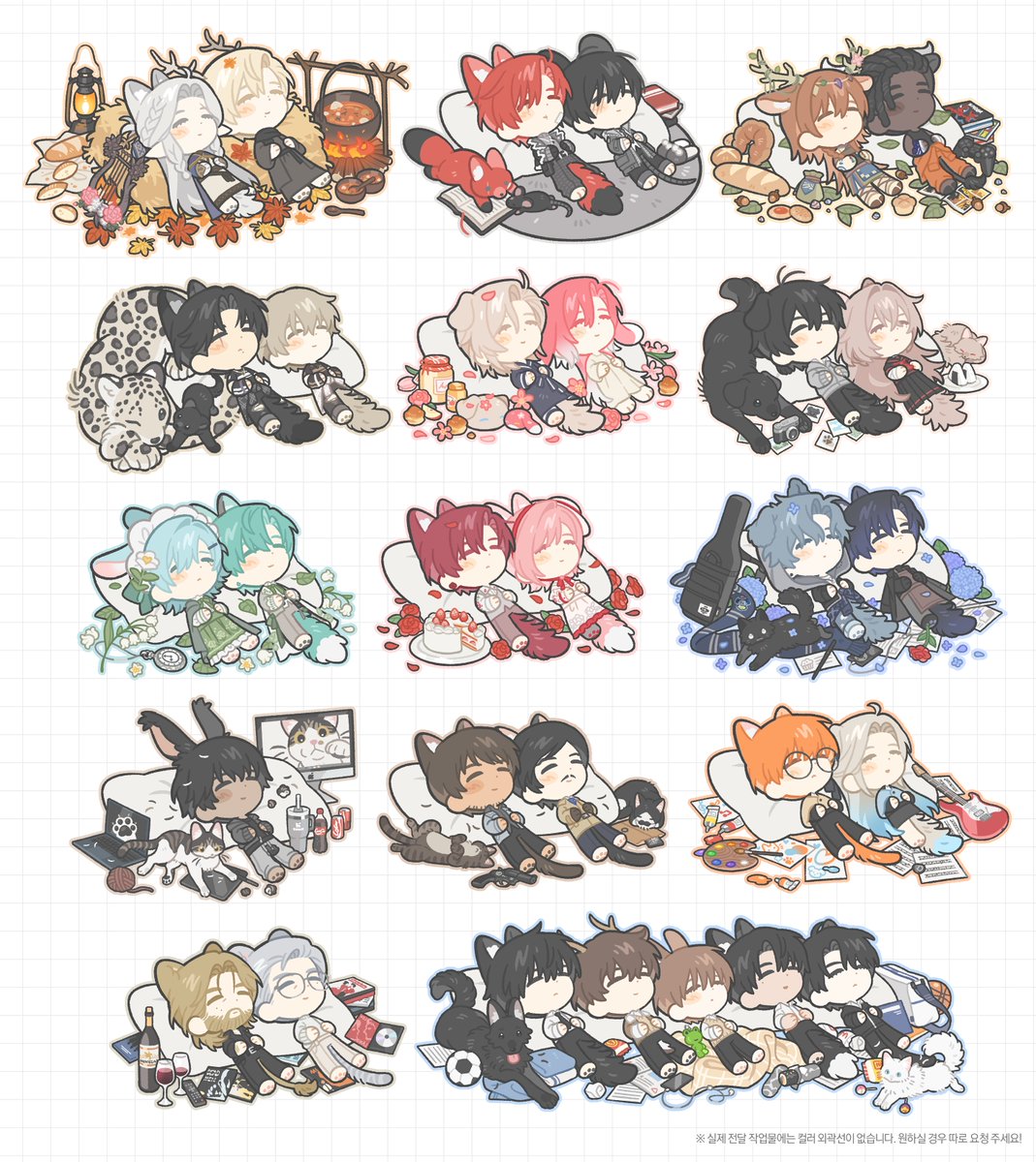 아무데나 눕는 타입 최신 오브젝트 작업물을 갱신했습니다...! 최선을 다해드리고 싶어 책정가를 조금 높였습니다🥹
늘 감사합니다!