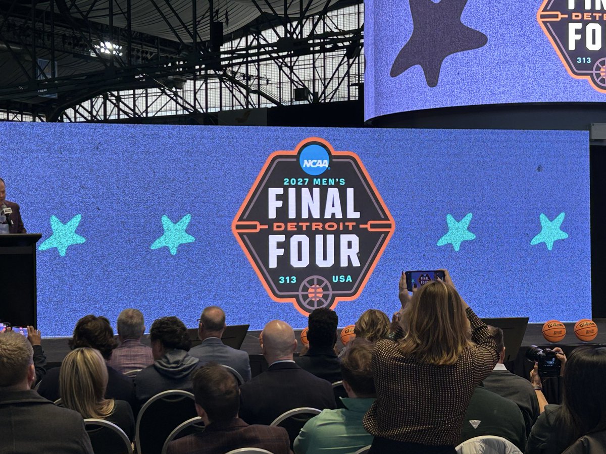 The 2027 Final Four is coming to Detroit. Here’s a first look at the logo