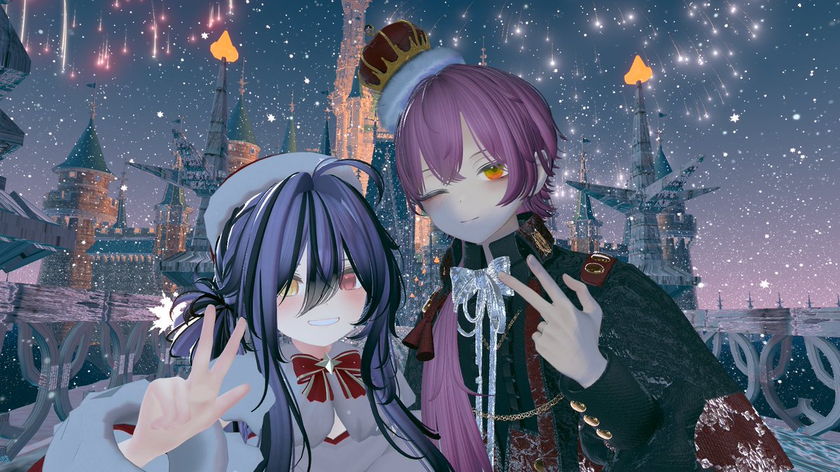 ゆきさんと少し遅い記念日ショットー！ というわけで、おやすみなさい