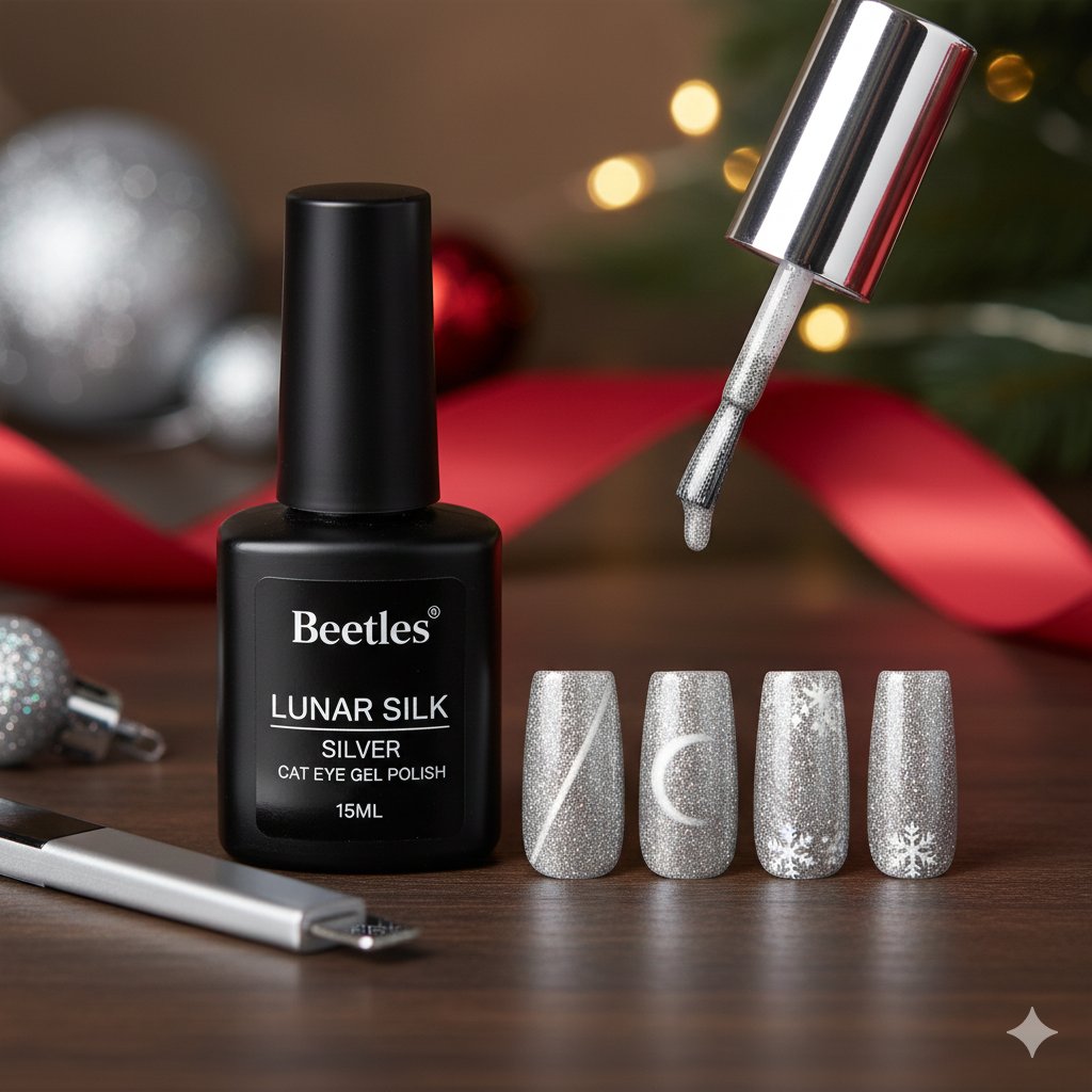 malikyouni69208's tweet image. Shimmer your nails ✨
Beetles Lunar Silk Silver Cat Eye Gel Polish with magnetic sparkle for stunning winter nail art 💅
#CatEyeGel #SilverNails #NailArt #GelPolish