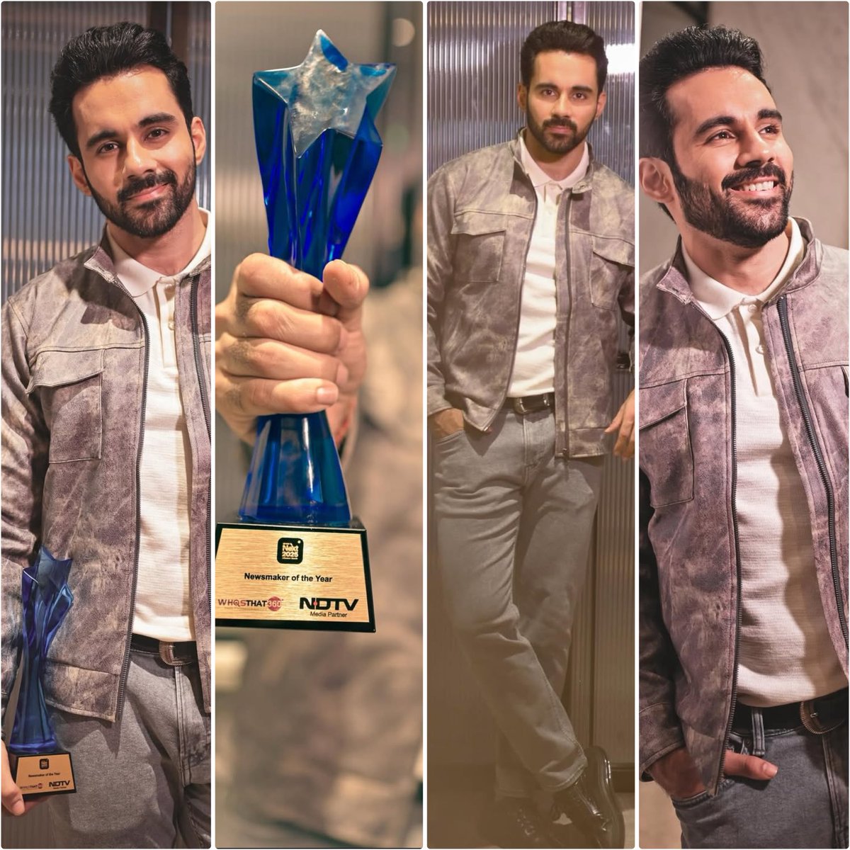 tellykhazana's tweet photo. Congratulations to Abhishek Bajaj on winning Newsmaker of the Year 🏆✨
#Congratulations #AbhishekBajaj #NewsmakerOfTheYear #WellDeserved #ProudMoment #MediaExcellence #HardWorkPaysOff #ViewerLove https://t.co/YSlCJcA3ZL