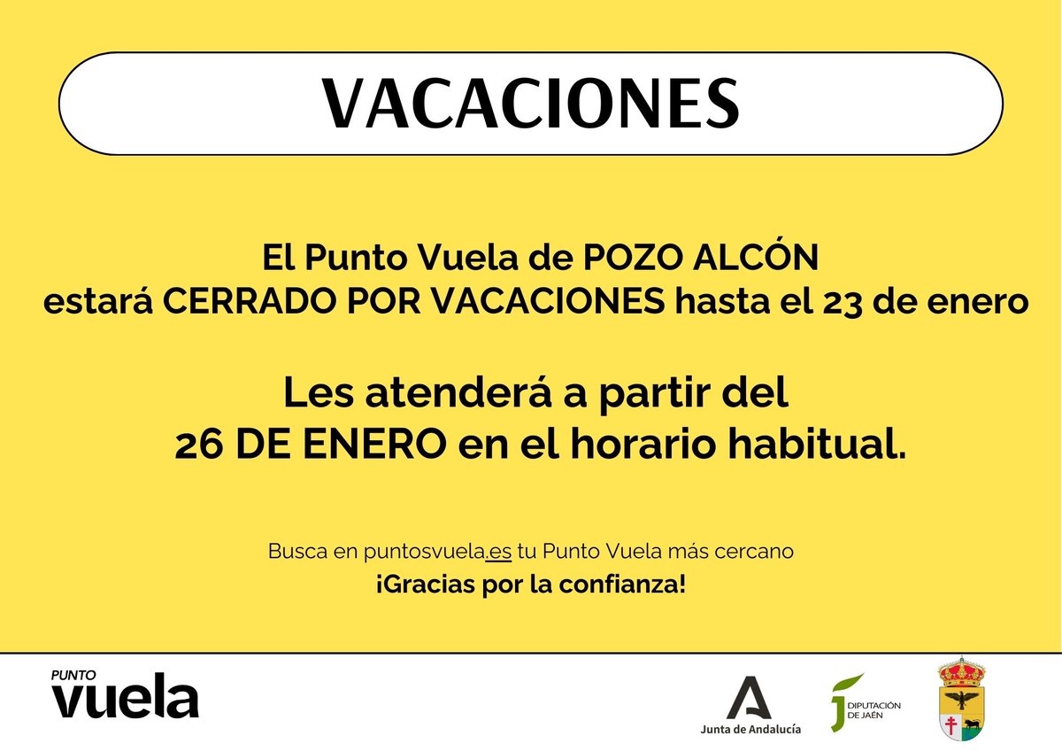 Punto Vuela Pozo Alcón (@vuelapozoalcon) on Twitter photo 