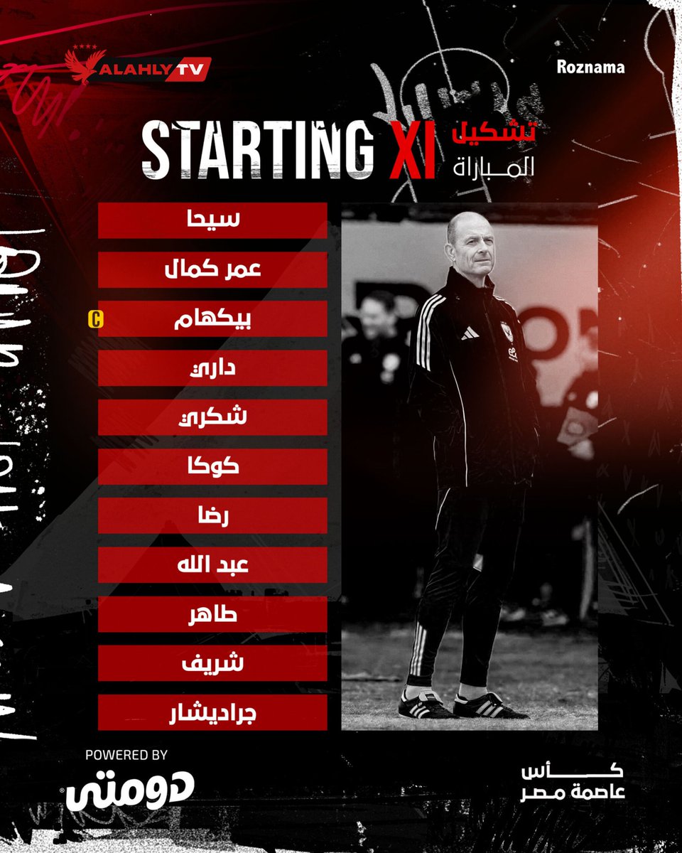 تشكيل الأهلي الأساسي لمباراة سيراميكا كليوباترا اليوم 🚨🦅