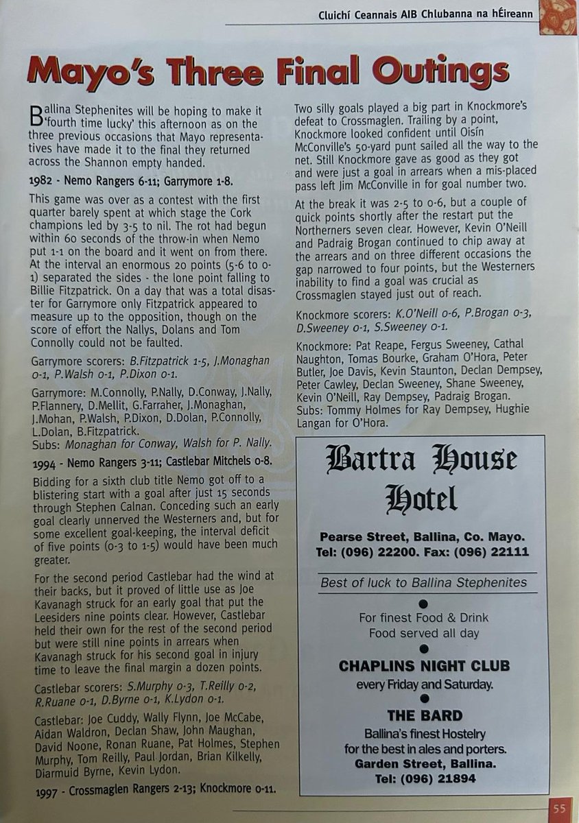 GAA Programmes tweet media