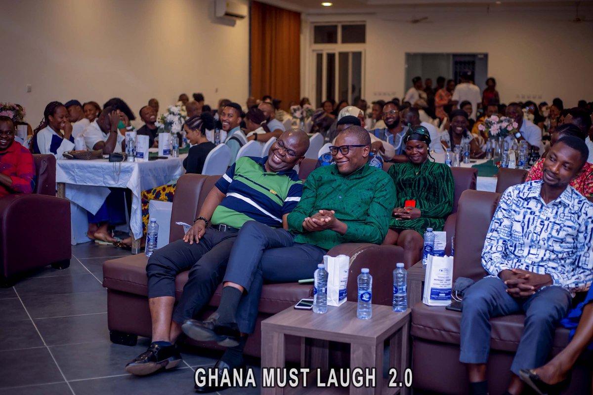 Raykanyiti's tweet image. Ghana Must Laugh Wa Edition 2.0 at the Grand View Hotel was nothing short of fantastic!💫

Indeed Ghana laughed😄 thanks to Bliss Eye Care,the Legendary OB Amponsah and the heroic Lekzy Decomic.

#GhanaMustLaugh
#BlissEyeCare
#WaRocks