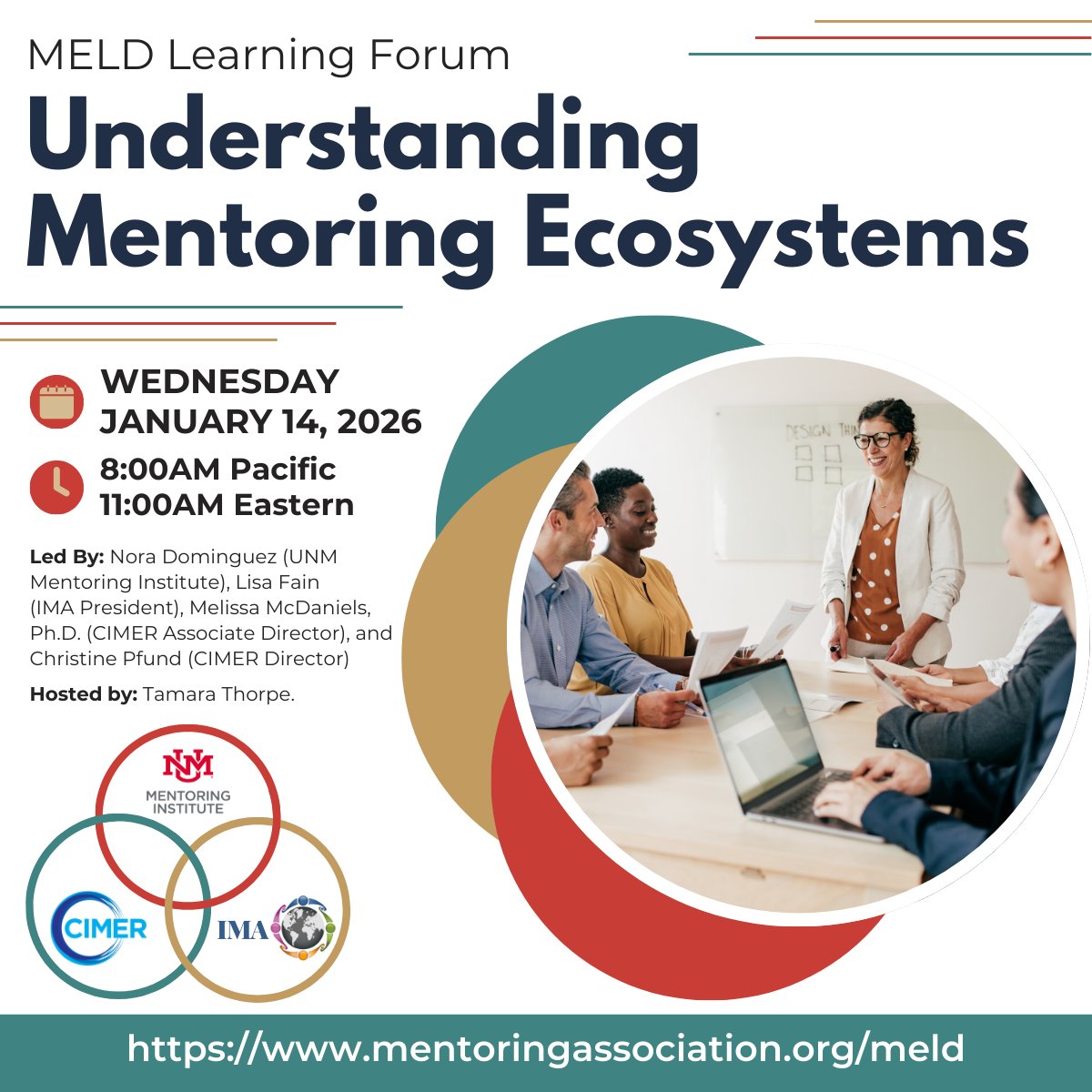 January is #NationalMentoringMonth. Start it strong with MELD’s first Learning Forum on Jan 14—exploring how mentoring ecosystems drive learning and impact.
🔗 tinyurl.com/MELDLearningFo…
#MELD #IMA