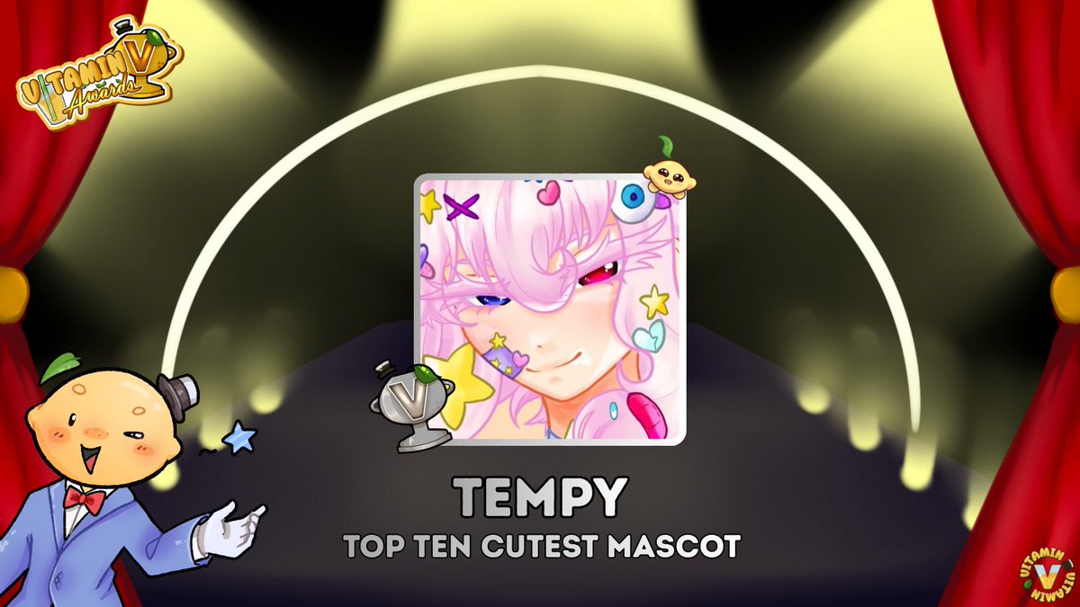 BigPapaLemonTTV's tweet image. ITS TIME TO ANNOUNCE THE TOP TEN FOR EACH CATEGORY! The Vitamin V - Vtuber Awards are so close~ The form will go live in a few hours!  

NEXT IS CUTEST MASCOT! Bare with me! Theres a lot to cover~ 🧵

- @tempybabyVT 
- @SketchyRaven