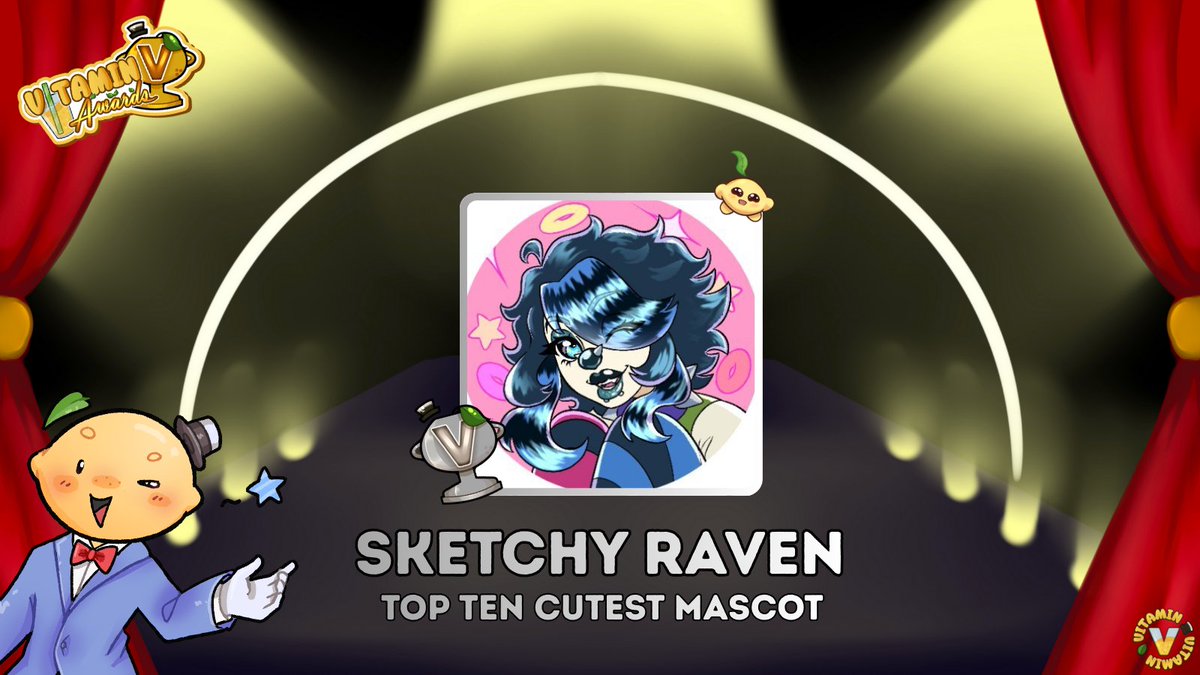 BigPapaLemonTTV's tweet image. ITS TIME TO ANNOUNCE THE TOP TEN FOR EACH CATEGORY! The Vitamin V - Vtuber Awards are so close~ The form will go live in a few hours!  

NEXT IS CUTEST MASCOT! Bare with me! Theres a lot to cover~ 🧵

- @tempybabyVT 
- @SketchyRaven