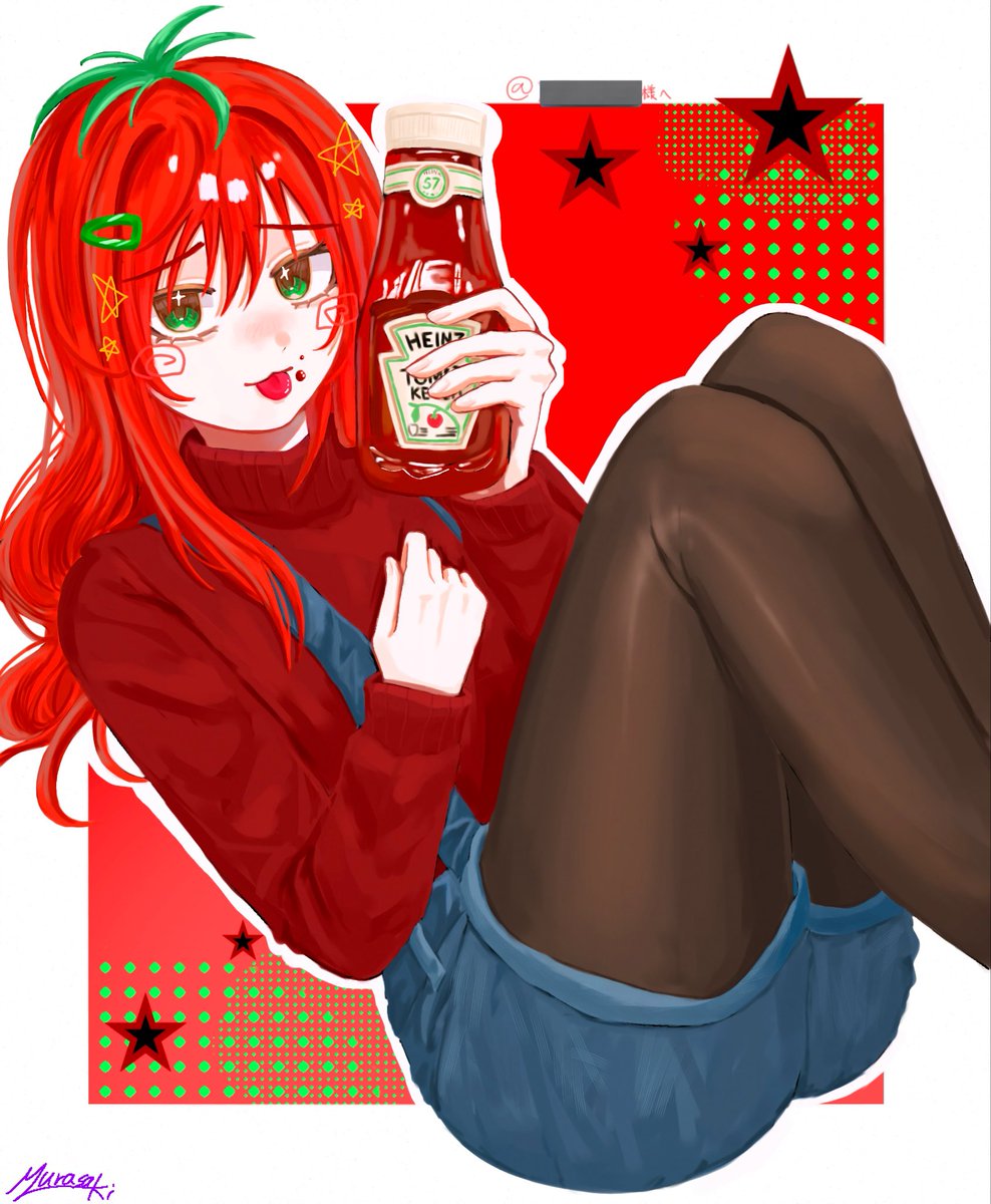 7_purple_7's tweet photo. 私ならトマトはこう描きます🍅 https://t.co/Kfmyodpi7m