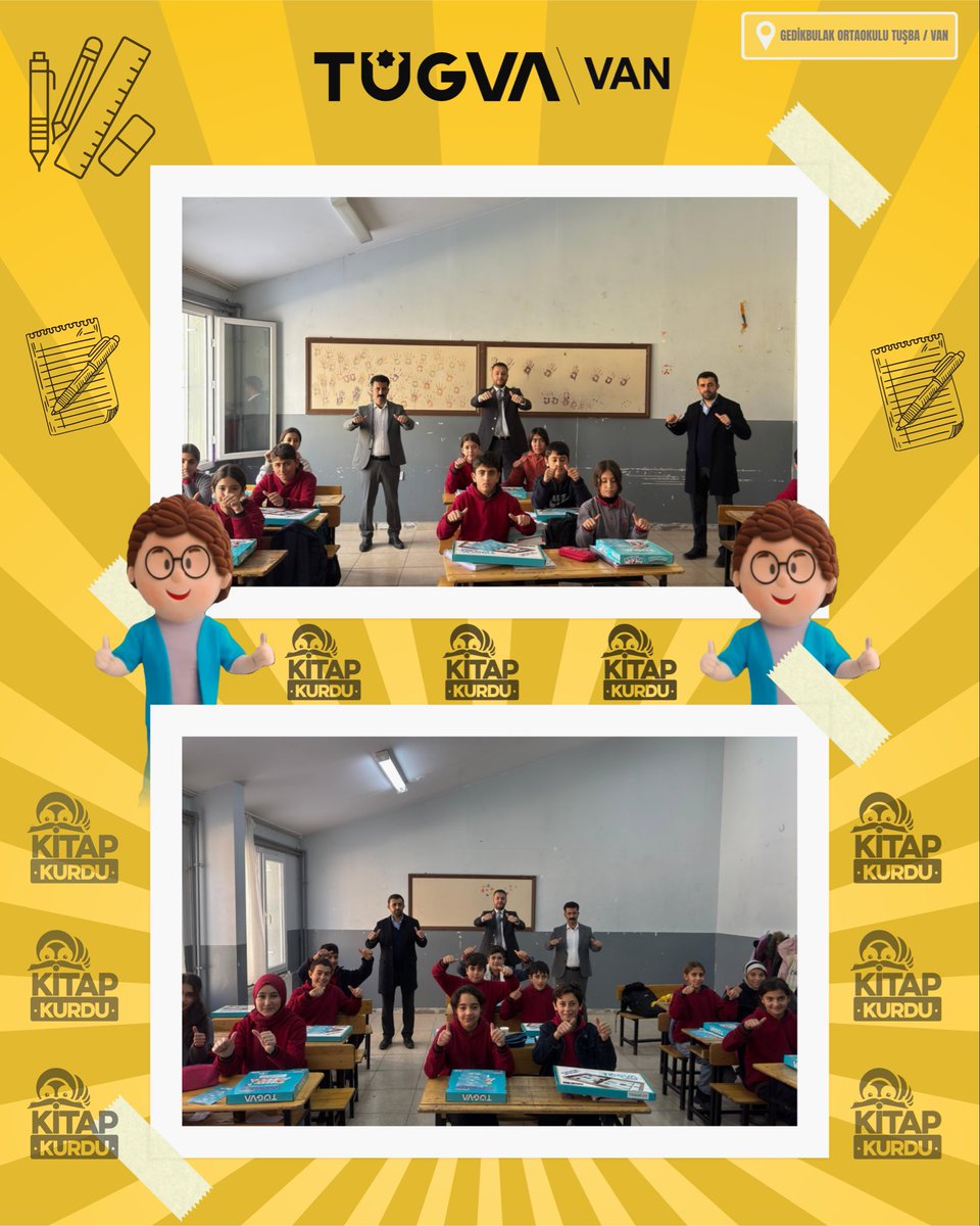 Tuşba Gedikbulak Ortaokulu’nda Kitap Kurdu projemiz için öğrencilerimizle buluştuk.🚀

Geleceğimiz olan gençlerimize okuma alışkanlığı kazandırmaya devam ediyoruz.😎

<a href="/hamzasgnc/">Hamza Sığınç</a>