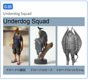 【新品未使用】ドロヘドロ 会川 Underdog Squad 未塗装/未組立て 新品未使用】ドロヘドロ 会川 Underdog Squad 未塗装/未組立て - メルカリ