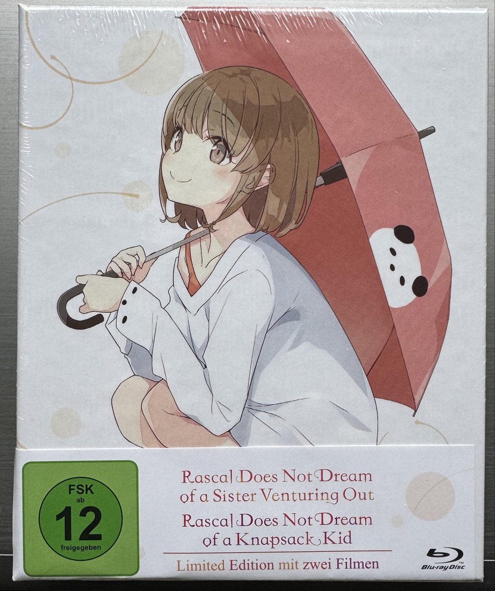 Anime Update.

- Staffel 1 von „Reincarnated as a Sword“
- Film 2: Rascal Does not Dream of a Sister Venturing out
- Film 3: Rascal Does not Dream of a Knapsack Kid