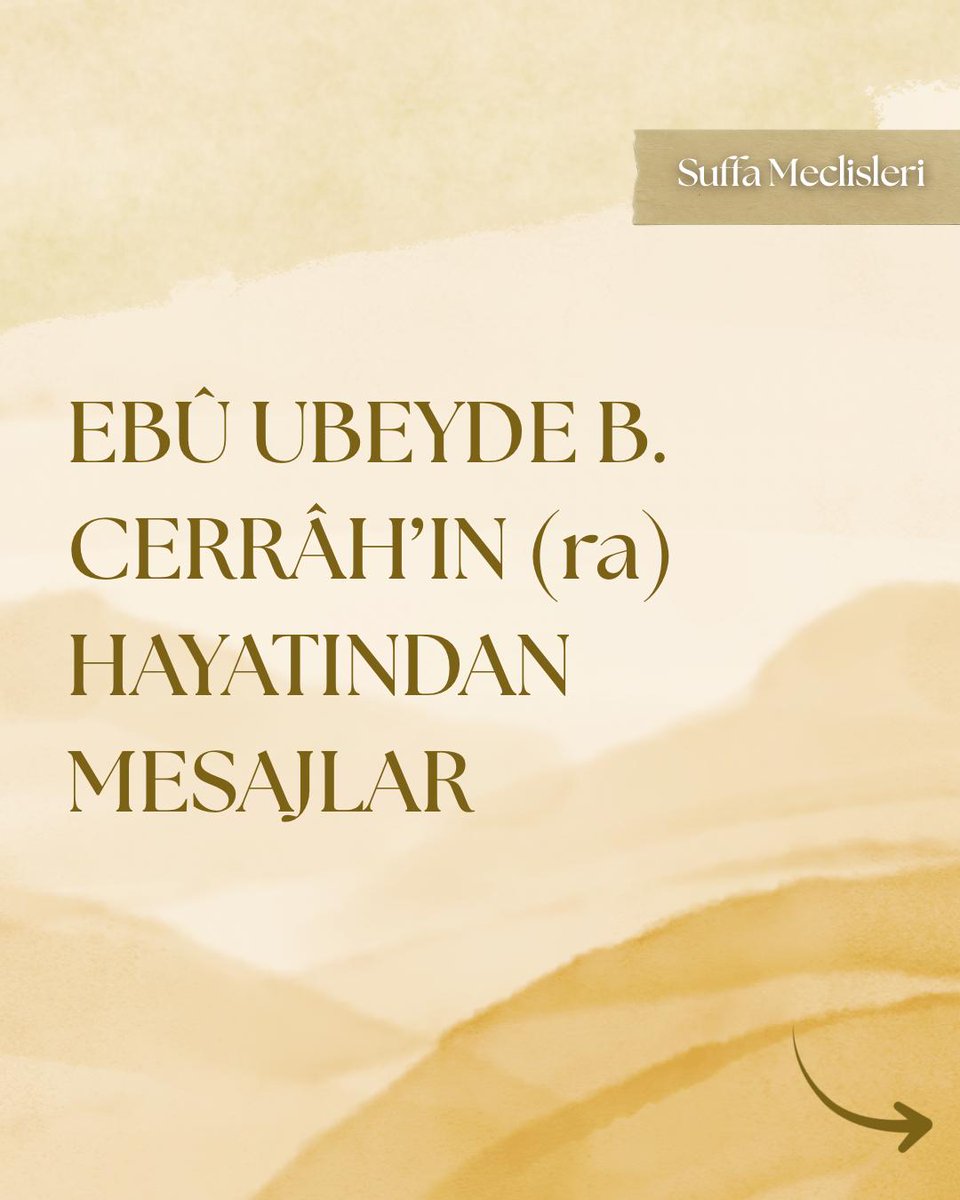 SuffaMeclisleri's tweet photo. Ümmetin Emîni: Ebû Ubeyde b. Cerrâh (ra)
Aslan Pençesi - Sa'd B. Ebî Vakkâs
***
📚 Alıntı: Suffa Meclisleri – Sahâbe Bilinci Dersleri, 10 Ders
🔗 Kitabın PDF’sini indirmek için: https://t.co/ncJyjQRDRB
#suffameclisleri #suffa #siyervakfı #siyer https://t.co/gVV7Mx4Edr