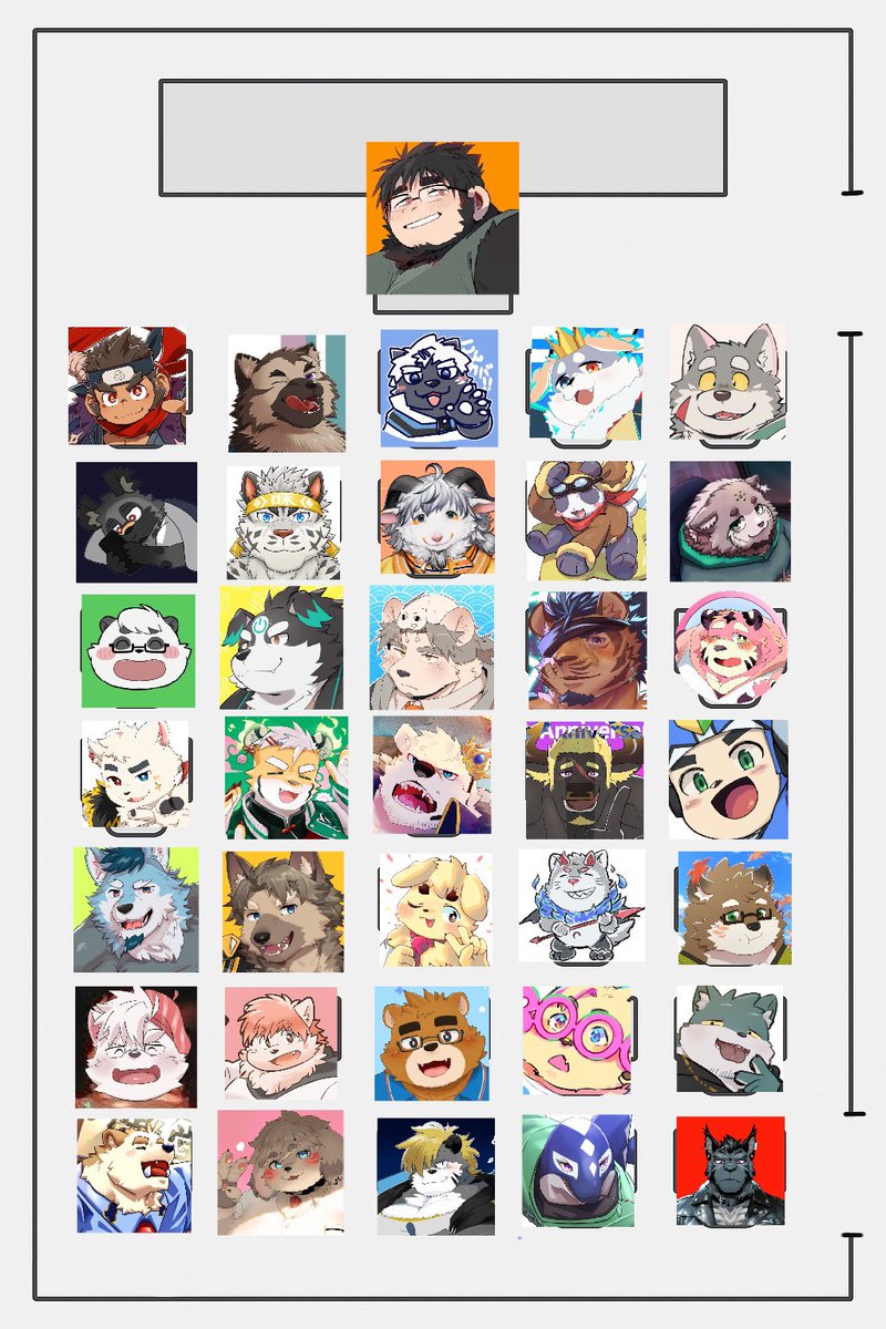 これがゴリ丸の考える3年G組の座席表です！！！！

なぜこの位置になったかはぜひ配信を見て一緒に妄想しましょう！！

ちなみにこのクラスの風紀委員は牛頭さんです🐮

座席当てはめ配信はツリーに↓↓