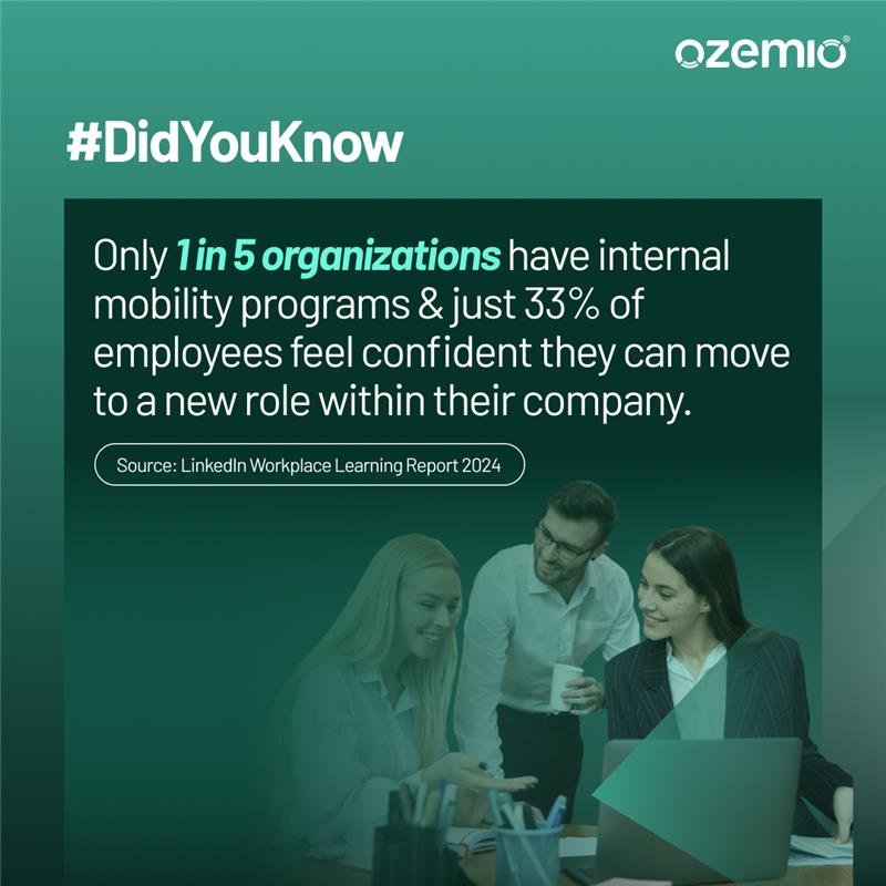 Ozemio is the non-negotiable solution for internal talent assurance. We engineer personalized growth journeys and upskilling frameworks that align every employee's ambition with your company's strategic needs. Stop losing talent.

Book a session:
ozemio.com/contact-us/