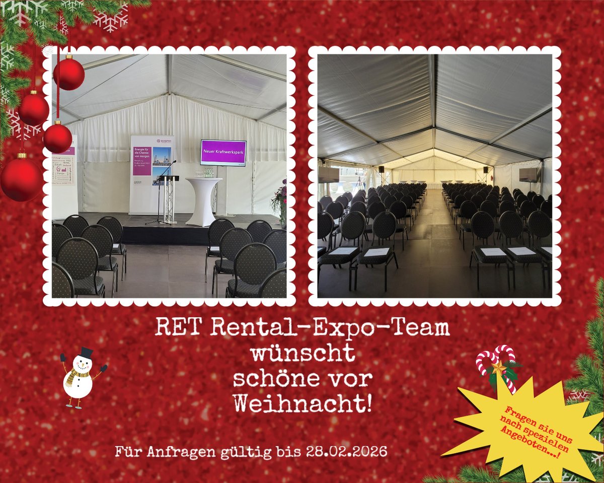 pytlik_mike's tweet image. Firmenevents, die begeistern! RET Rental Expo Tech bietet Full-Service-Lösungen für Ihr Unternehmen: von Konferenztechnik bis Bühnengestaltung. Wir liefern professionell, pünktlich und zuverlässig. Jetzt Angebot anfordern! #Eventtechnik