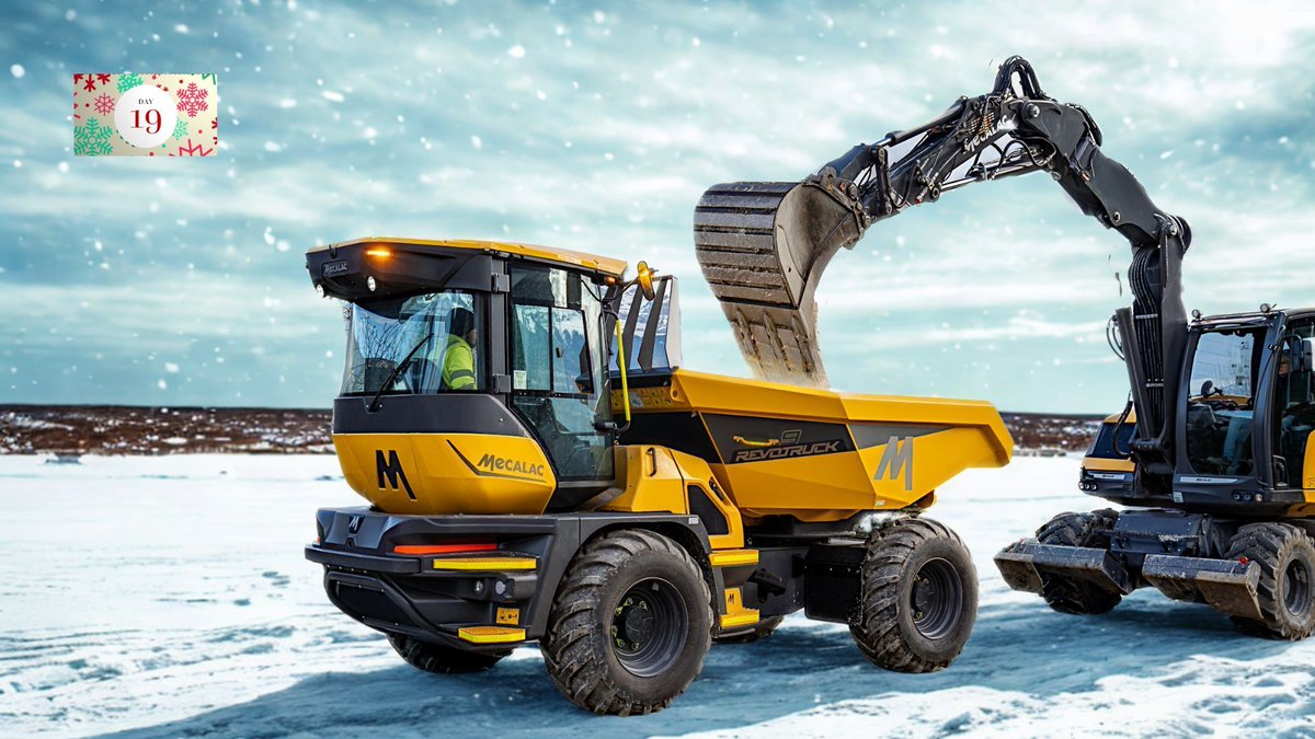 Day 19 of Advent and the winter weather is s’no’w problem for our Mecalac Revotrucks, built to keep moving, even when winter tries to slow things down ! ❄️🎄
Give us a call 08444 99 44 99 or send us an email sales@contractplant.com

#Mecalac #Revotruck #ConstructionInWinter