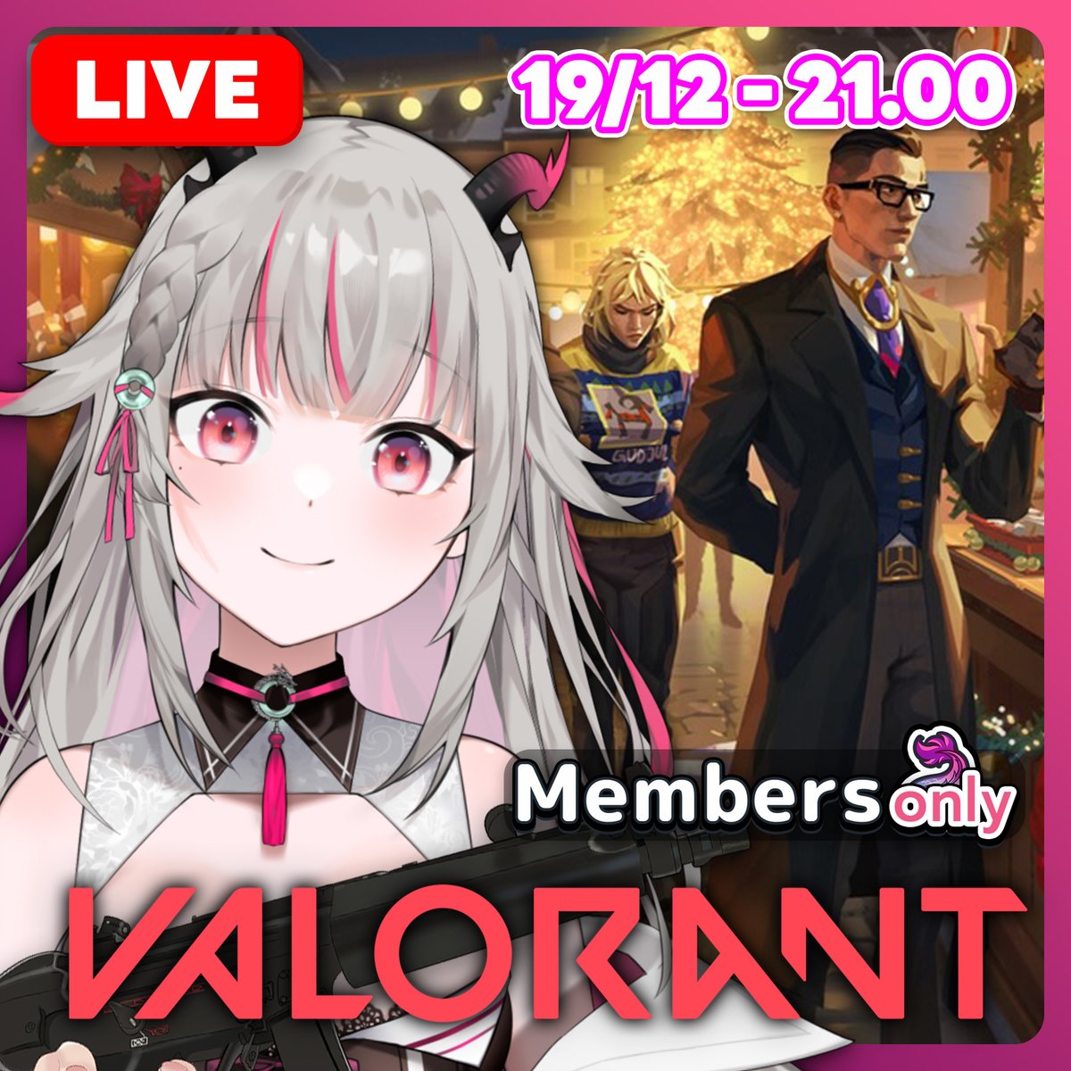🔴【Valorant】Snowball Fight กับเมมเบอร์ #Karintsutsuji
⏰START | 21:00 [GMT+7]
🍵ห้องรอ youtube.com/watch?v=9qs6df…

#karinlive #vtuber #vtuberth