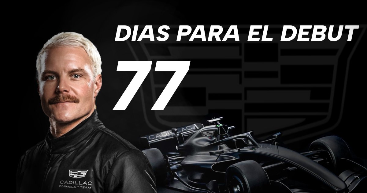 ¡Faltan 77 Dias para el debut, Para ver a Cadillac en la FP1 EN AUSTRALIA!

#CadillacF1Team #F1