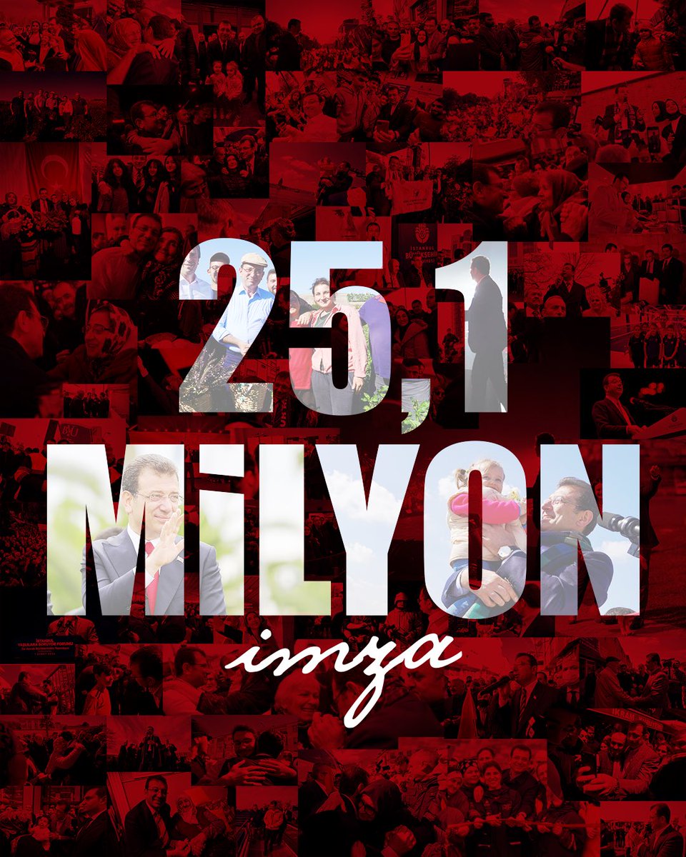 Milli irade, demokrasi ve adalete sahip çıkan 25,1 milyon yurttaşıma yürekten teşekkür ediyorum.

81 ilde, 973 ilçede yükselen bu ses;
aziz milletimin özgür ve adil bir geleceğe duyduğu özlemdir.

Kendi adayını seçme hakkının gasp edilmesine karşı sessiz kalmayan bir milletin,