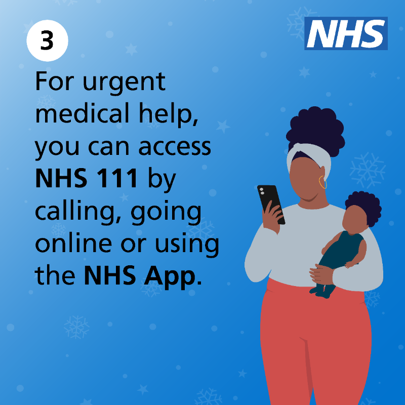 NHSuk's tweet photo. Make sure you’re prepared this bank holiday – order your repeat prescriptions in plenty of time, and check the opening hours of your local services.

If you need urgent help, call 111 or visit NHS 111 online.

➡️ https://t.co/hY60eMNybS