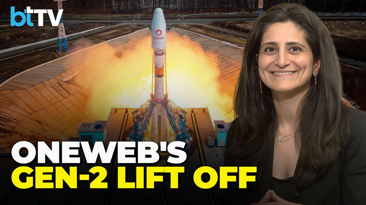 business_today's tweet image. Oneweb 2027 Plans: New Tech, New Features

Watch: youtu.be/r1aZwaIBckE | #EutelsatOneWeb #NehaIdnani #SatelliteInternet #SpaceTech #ISRO 

@EyeshwaryaPatil