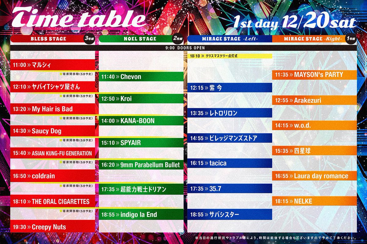 MERRY ROCK PARADE 2025 #Kroi 明日出演🔥 🎪NOEL STAGE・12:50〜にて