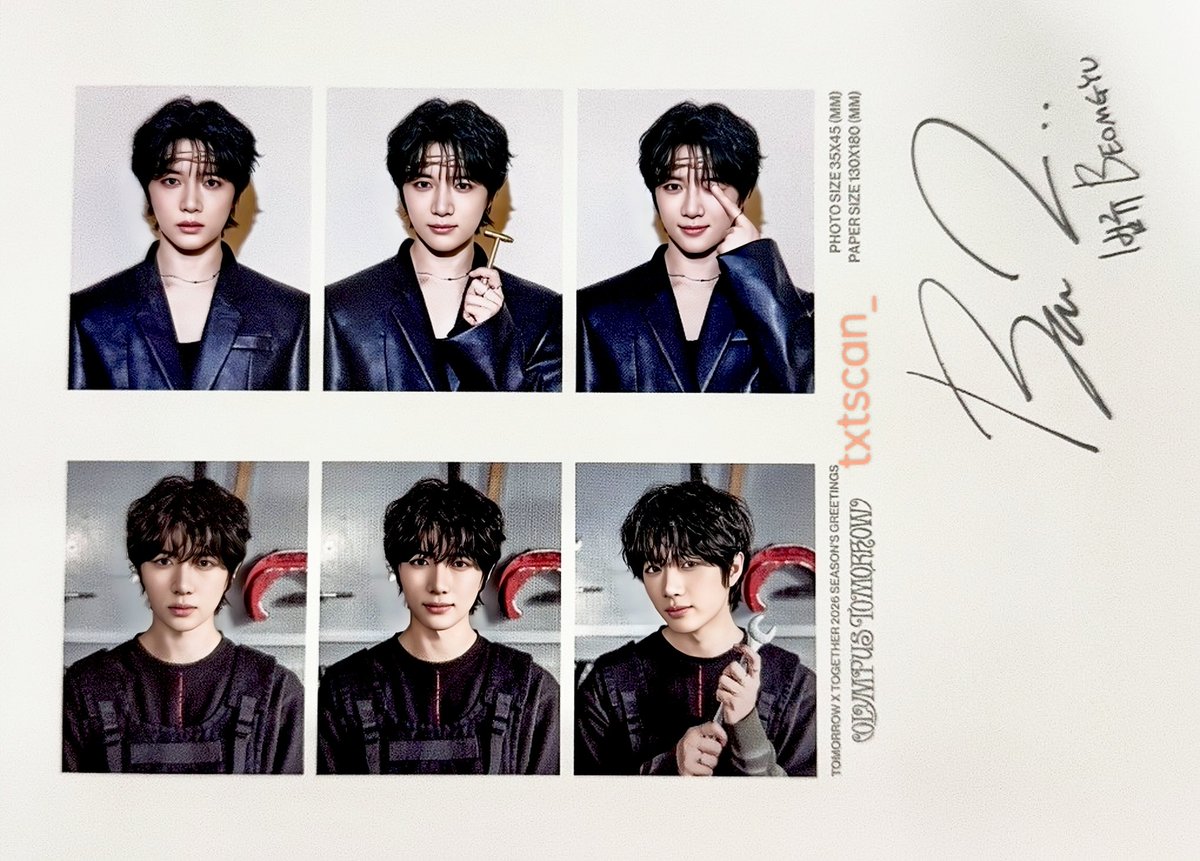 ヨンジュン　シーグリ 2026 フォトチケット　キャラクターカード　特典　txt txt シーグリ 2026 ヨンジュン 6点 セット - メルカリ