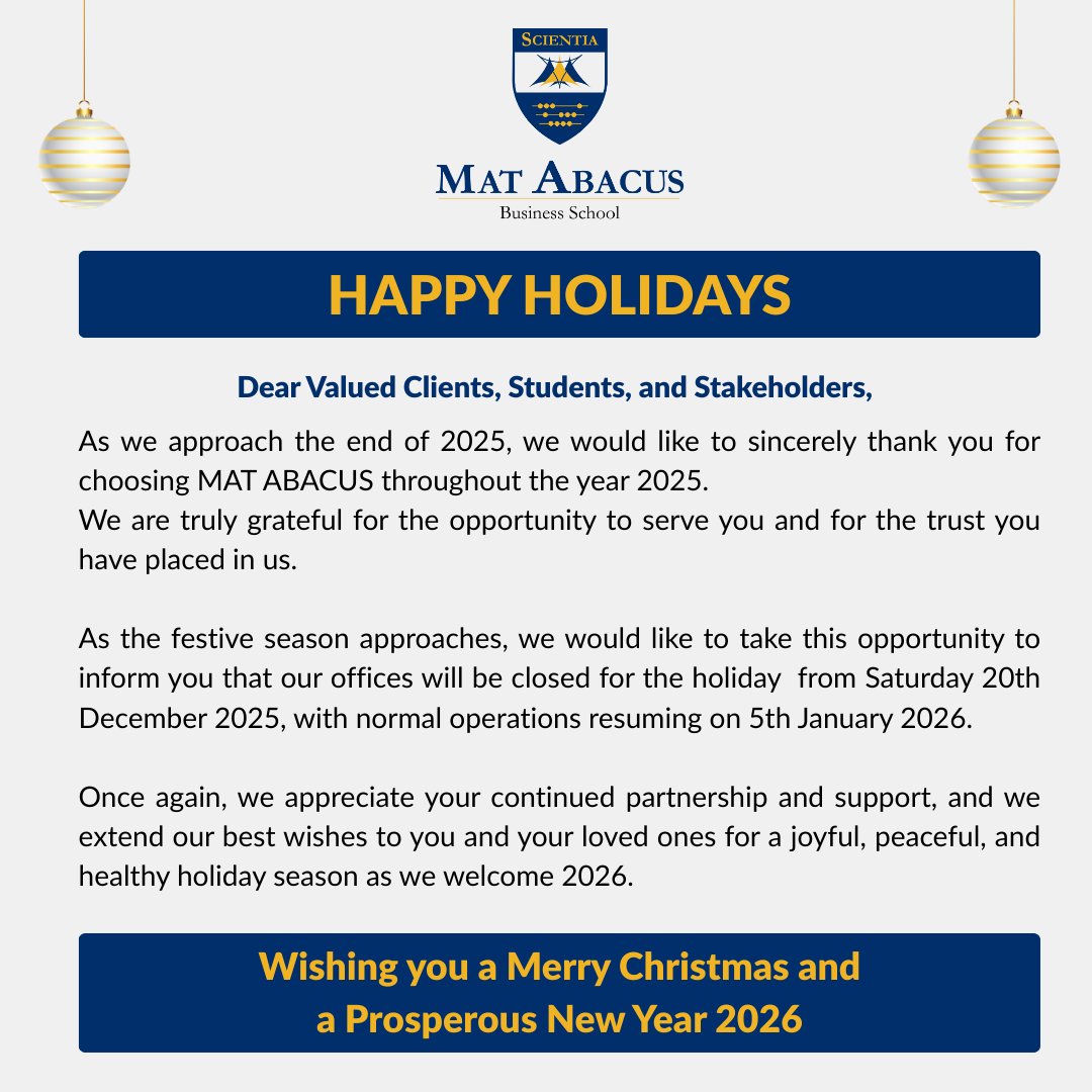 MAT ABACUS Business School - Rwanda tweet media