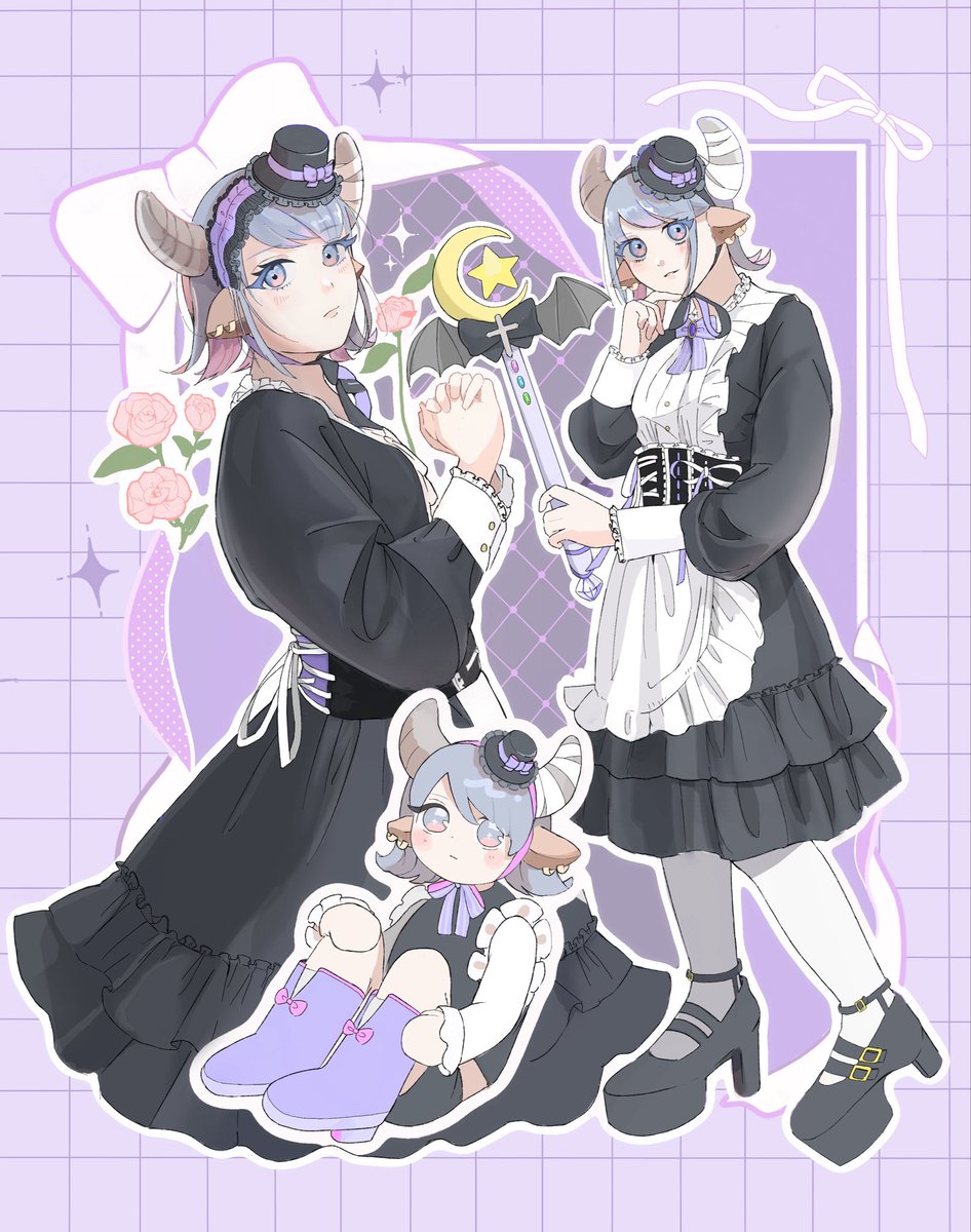 OC🌟山羊座🐐
#イラスト #illustration